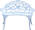 Cast Aluminum Rose Garden Bench