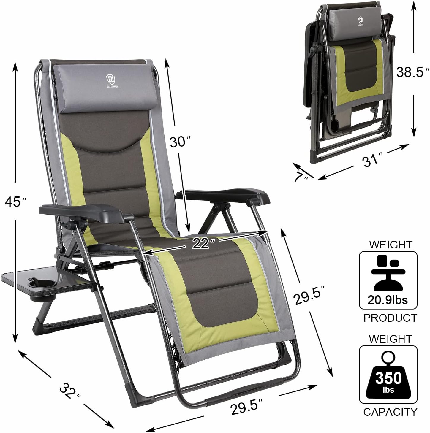 EVER ADVANCED XL Zero Gravity Recliner