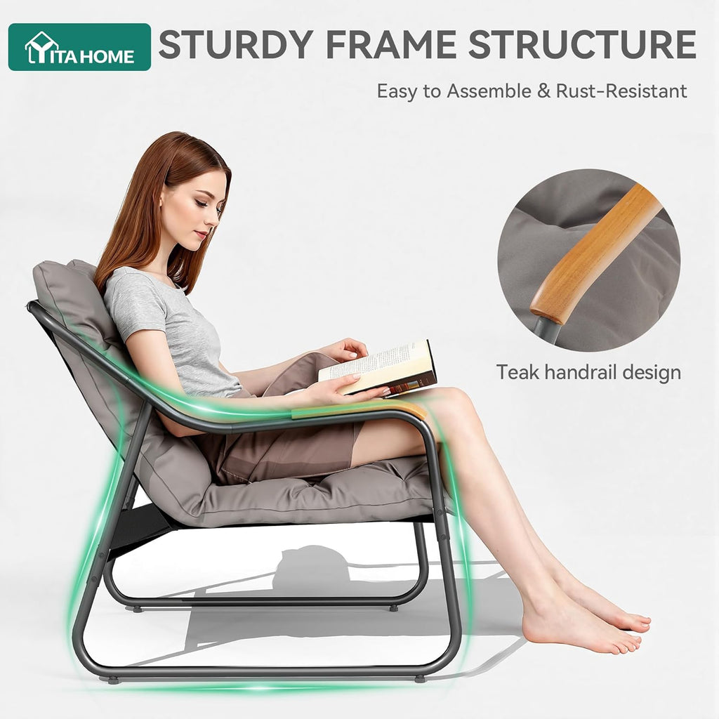YITAHOME Oversized Papasan Lounge Chair