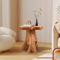 Live Edge Wood Freeform Side Table