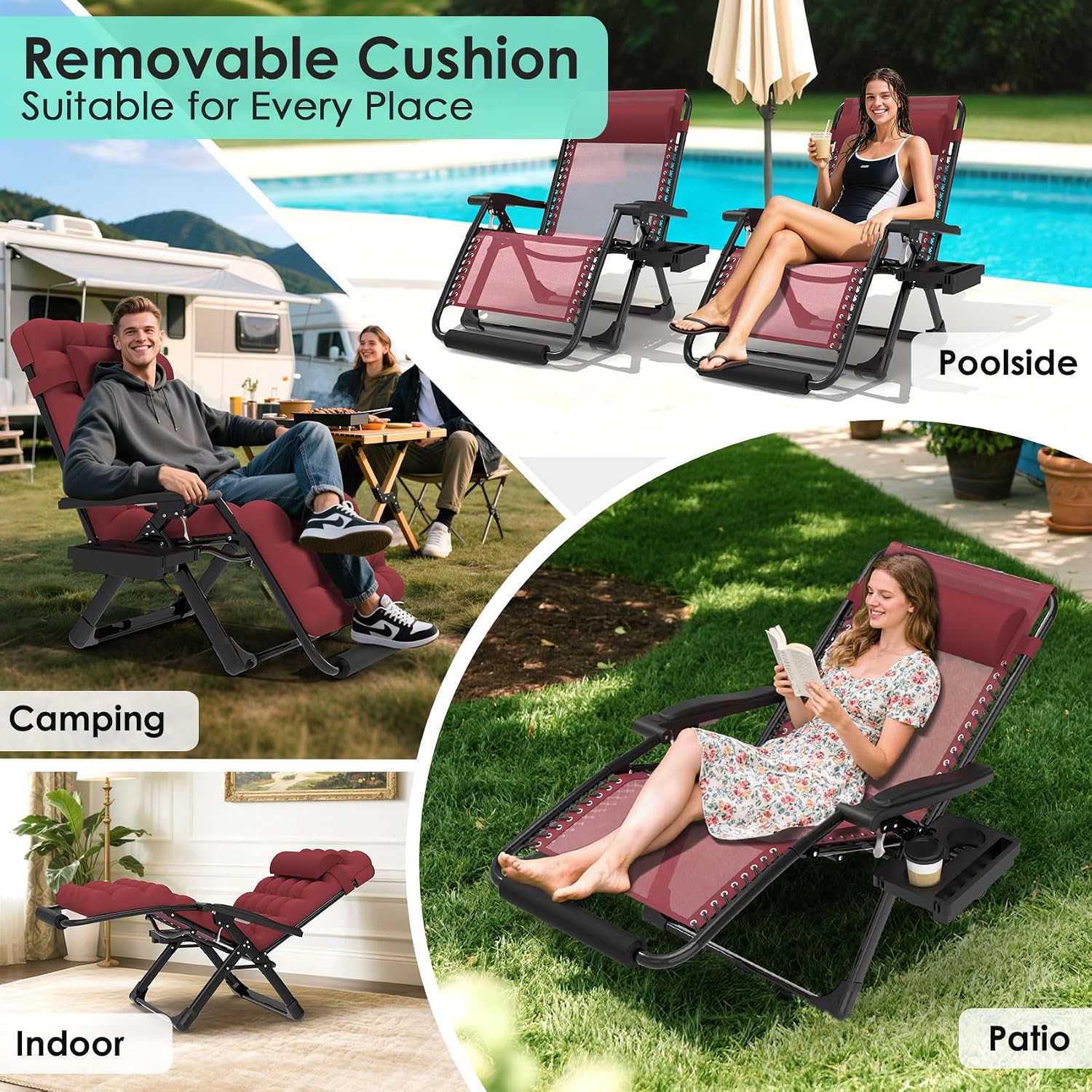 Suteck XXL Zero Gravity Lounge Chair