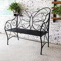 HLC Butterfly Cast Iron Double Seat Bench