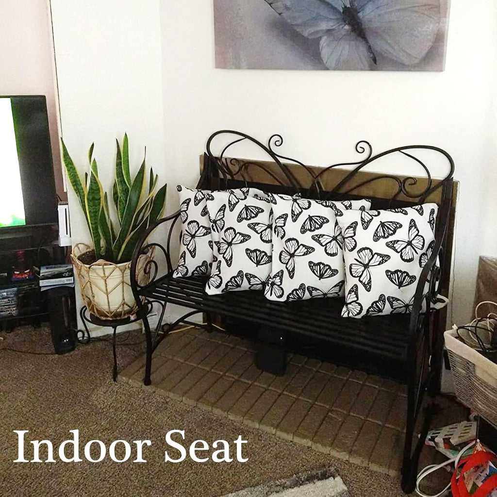 HLC Butterfly Cast Iron Double Seat Bench