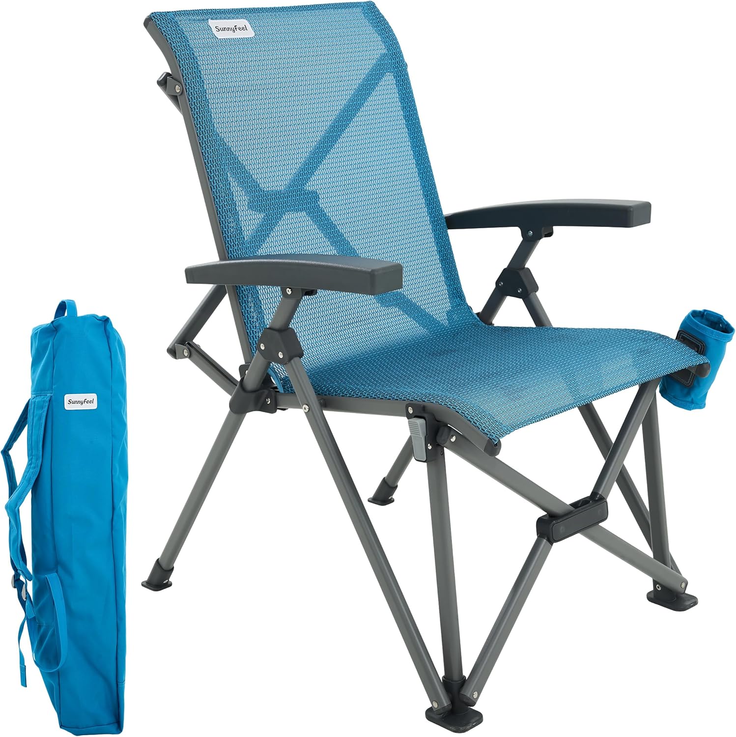 SUNNYFEEL Heavy Duty Folding Camping Chair